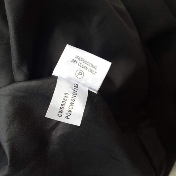 CALVIN KLEIN Double Breasted Winter Jacket sz 2 - Picture 4 of 6